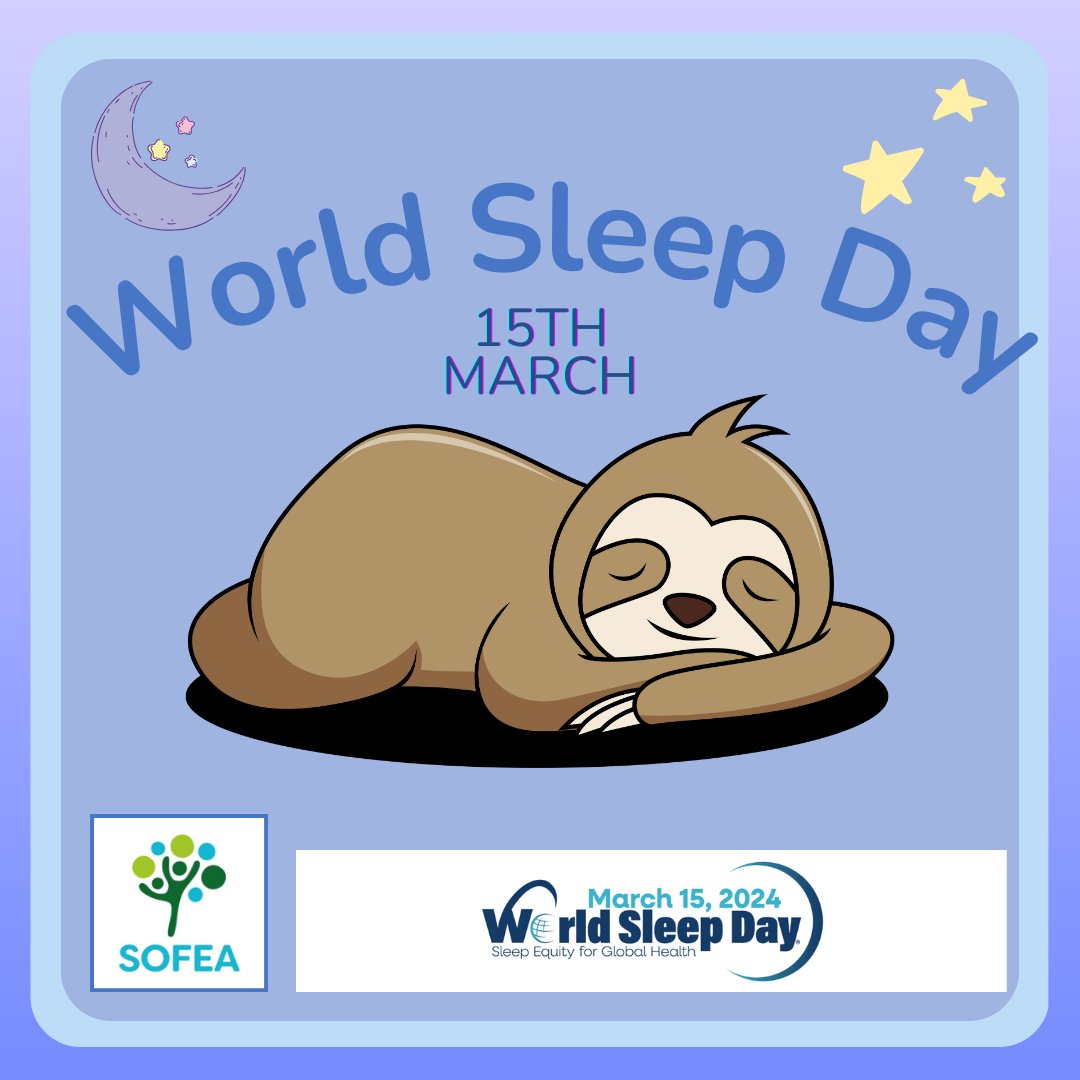🧵Today is World Sleep Day! It's an international day created to promote healthy sleep habits, which therefore benefit other areas of our lives.

This year’s theme is #sleepequityforglobalhealth

At SOFEA, we acknowledge that but measurable differences in sleep health persist...