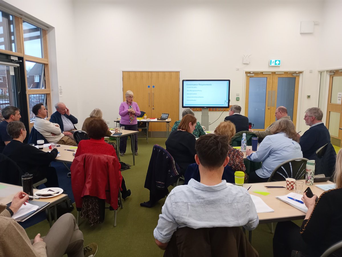 Busy day of Chairmanship training yesterday. Details of our forthcoming training on our website.