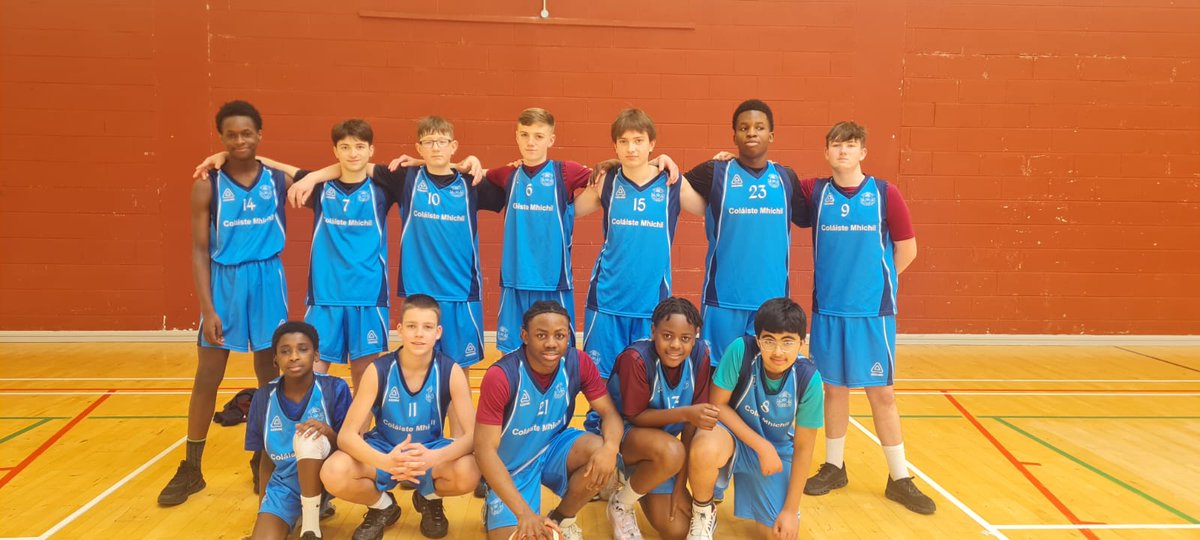 #talentedstudents 👏🏀👌🥳Congratulations to our 2nd year basketball team who are now through to the Junior C South West final next week after defeating Scoil Mhuire, Askeaton today. Well done lads! Thank you to their coaches Ms Kavanagh and Mr Naughton for the photo!