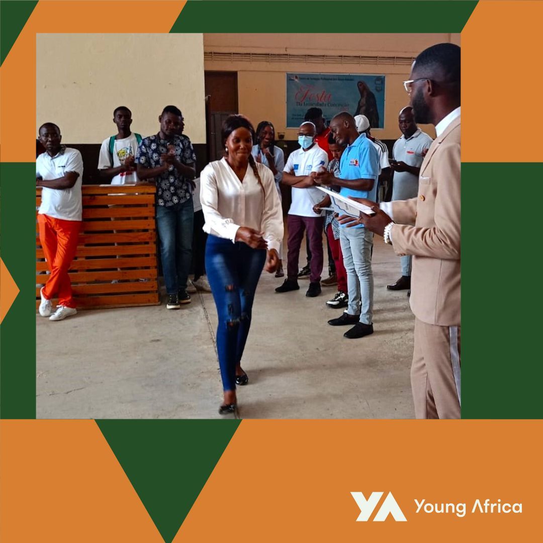 First Day in #Angola! Our new students have completed the orientation process with our partner, @boscotechafrica. The students are showing great dedication and commitment. A big thank you to @MinBZ and @NLinMozambique for funding this initiative.