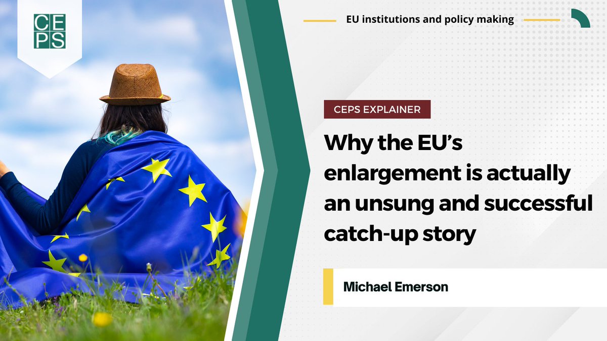 📢 Don’t miss out on our newest publication about #EUenlargement by Michael Emerson! 📌 This CEPS explainer demonstrates why the EU’s enlargement process is a remarkably positive story – if largely unsung and still incomplete. READ IT HERE: ceps.eu/ceps-publicati…