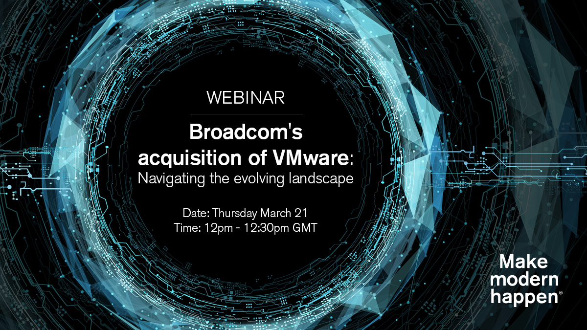 Discover how the #Broadcom #VMware merger impacts #CloudServiceProviders &amp; enterprises. Our latest webinar delves into the acquisition, your options &amp; shares expert insights &amp; recommendations so you get the most out of your #CloudSoftware
 
Register now 👉bit.ly/3wLfrFi