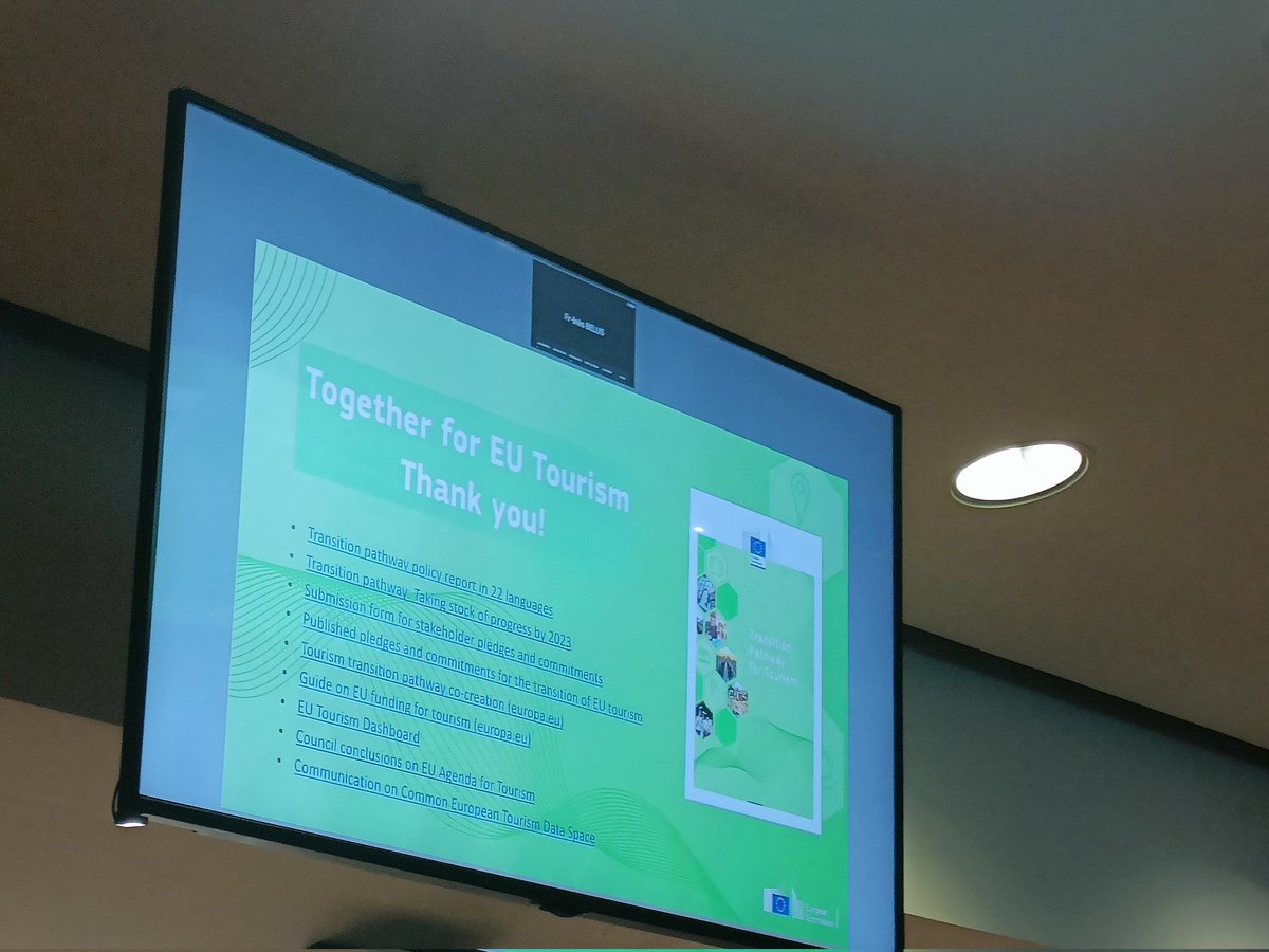 Together for EU Tourism
Stakeholder meeting with various interesting highlights on:
▪️EU projects and programmes
🔹EU funding possibilities
🔸Pledges on tourism transition
 
Great initiatives and good perspectives for the coming years

#EUTourism #sustainability #tourism