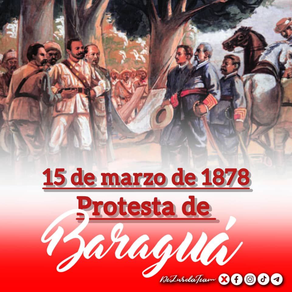 #UnLatidoPor 'La Protesta de Baraguá': reafirmación del amor a la independencia y lo más glorioso de nuestra Historia' 'El futuro de Cuba 🇨🇺 será un Eterno Baraguá' #CubaViveEnSuHistoria #DeZurdaTeam