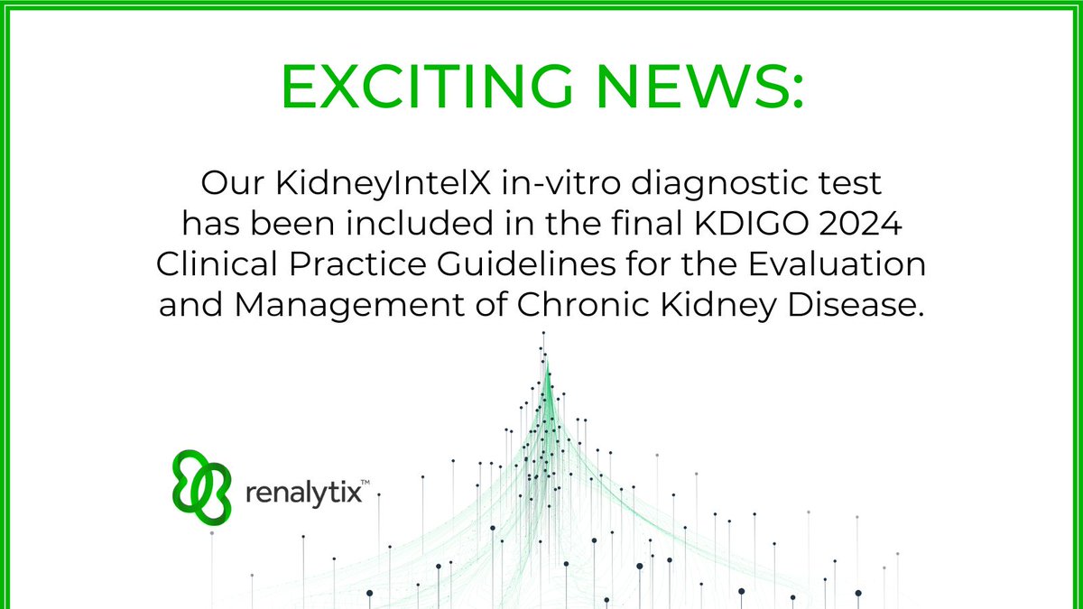 The progression of CKD can occur at all stages. If we understand which patients are at higher risk for a 40% decline in kidney function over a 5 year period, as per KidneyIntelX's intended use, we can guide early intervention, resulting in better outcomes.