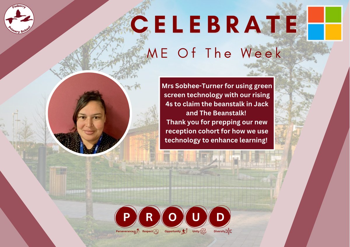 Congratulations to our ME of the Week, Mrs Sobhee-Turner For excellent use of  @MicrosoftEDU @MicrosoftLearn tools & @flip @CanvaEdu @MicrosoftTeams to provide #equitable #learning opportunities for all our children! #MIEExpert #edtech #TrustInStour @OneNoteEDU @DoInkTweets
