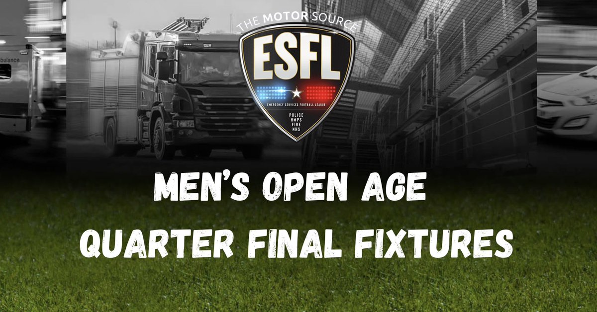 The draw has been made for the Quarter Finals of the <a href="/Motor_Source/">Motor Source Group</a> ESFL Men’s Open Age 2023/24 🏆👇

Good Luck to all the teams involved. 

Click the link below for the fixtures👇

esfl.co.uk/mens-open-age-…