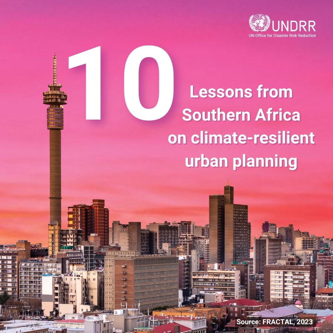 🏬How to integrate climate information into practical planning for resilient African cities? 🏙️ The FRACTAL project, in 9 Southern African cities, has 1️⃣0️⃣ tips ➡️ow.ly/RLTS50QS24b