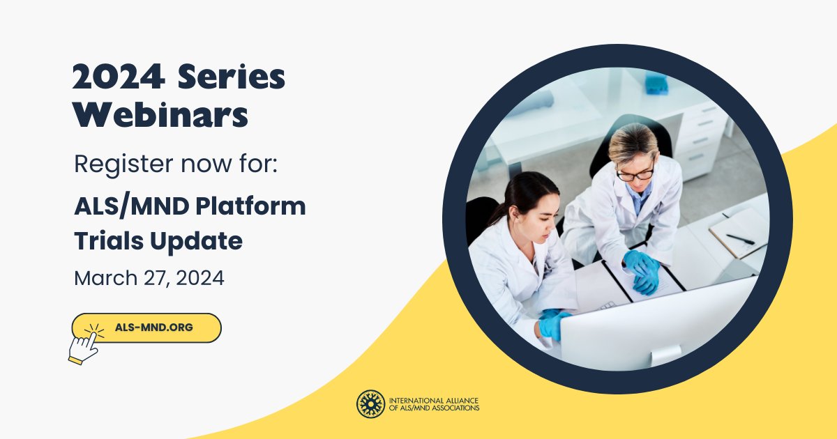 📊 We will hear from HEALEY/MAGNET /SMART, with updates on their approach, recruitment, trial eligibility and latest news. Many thanks to our Panel - Dr. Sabrina Paganoni, Dr. Ruben van Eijk, Dr. Suvankar Pal, and Moderator - Dr. Nicholas Cole. Register: ow.ly/JKWN50QI94N