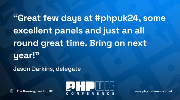 PHPUKConference tweet picture