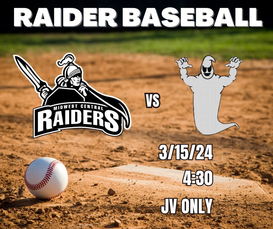 The JV Raiders open their season today with a home game scheduled with IVC.  First pitch is scheduled for 4:30.  Good Luck Raiders!