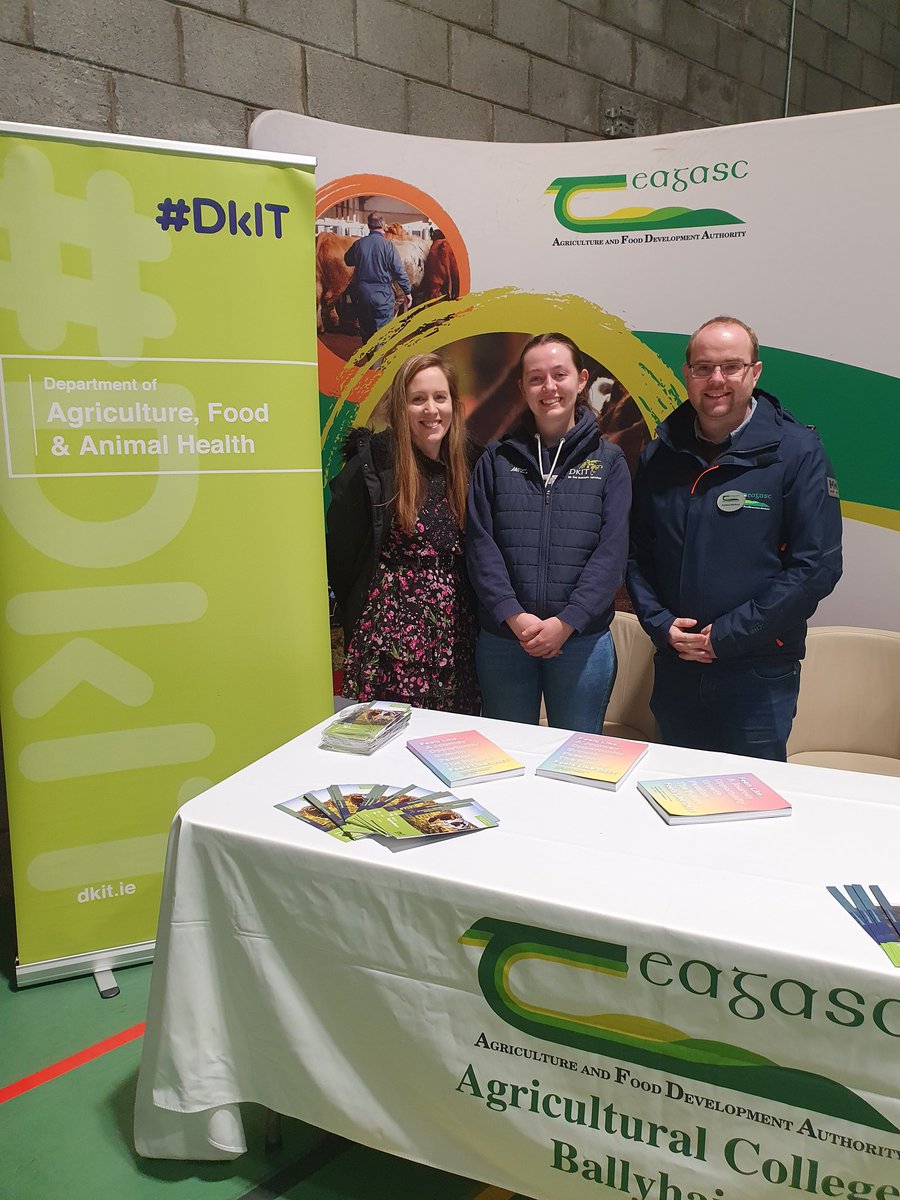 Delighted to be welcoming local secondary school students at @BallyhaiseAgCol open day. Great to see our past students and now @BallyhaiseAgCol staff, promoting Sustainable Ag @dkitscience @ThinkDkIT