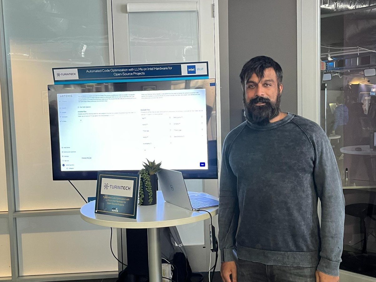 turintechai's tweet image. Thank you @Intel for hosting us at the Intel AI Summit during #SXSW2024. It was fantastic to connect with everyone and share our insights on #GenAI and #CodeOptimisation.
Missed out? Watch the video to discover more:
eu1.hubs.ly/H086nwJ0
#IntelIgnite #IntelLiftoff