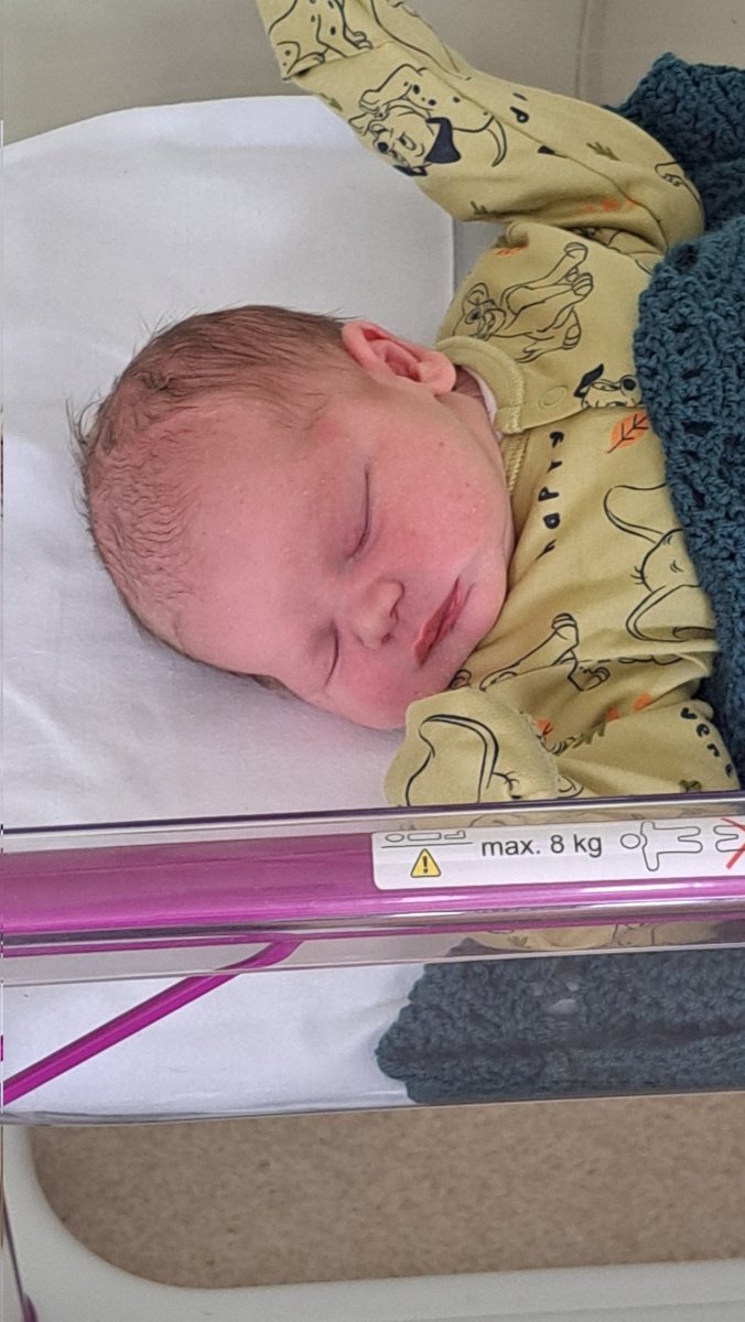 My son! Future ram, Austin was born 14/03/2024 at 23:26, weighing a healthy 8lb 8oz.