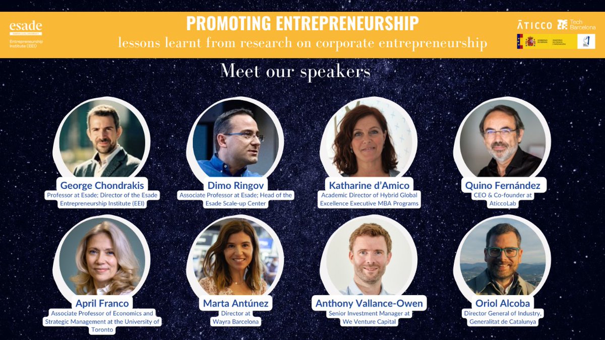 How can innovation and entrepreneurship help you innovate, stay competitive &amp; respond effectively to market changes?

Join us at #PromotingEntrepreneurship24 on April 5  &amp; meet @Gchondrakis <a href="/Dimo_Ringov/">Dimo Ringov</a> @Quinof @AprilFranco @MartaAntunezES @OAlcoba 

👉esade.me/pentrepreneurs…