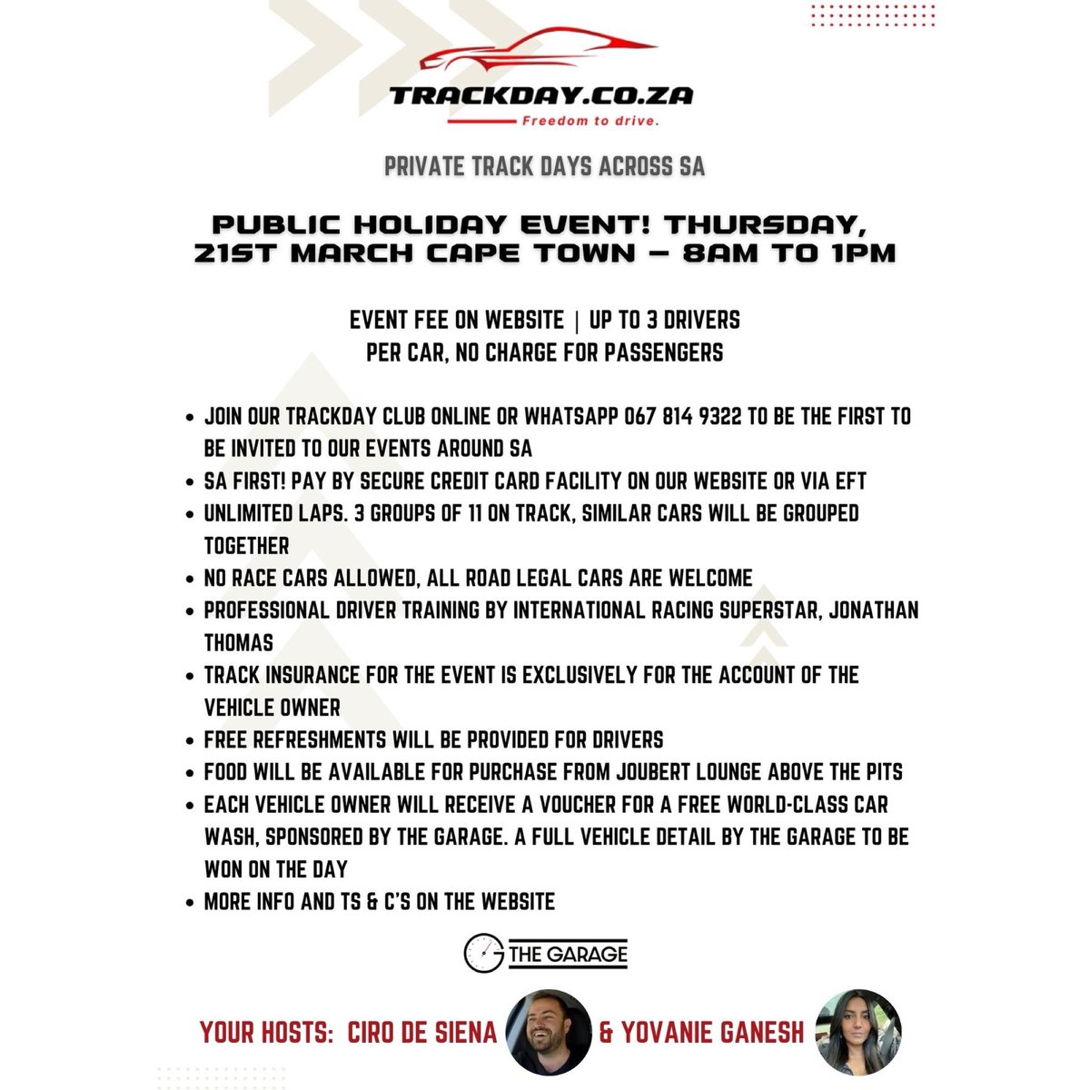 Yovanie's tweet image. Hey there folks, please do give this a share if you have CT followers. My drivers may be on your TL 🙏🏼 🇿🇦🏁🛞