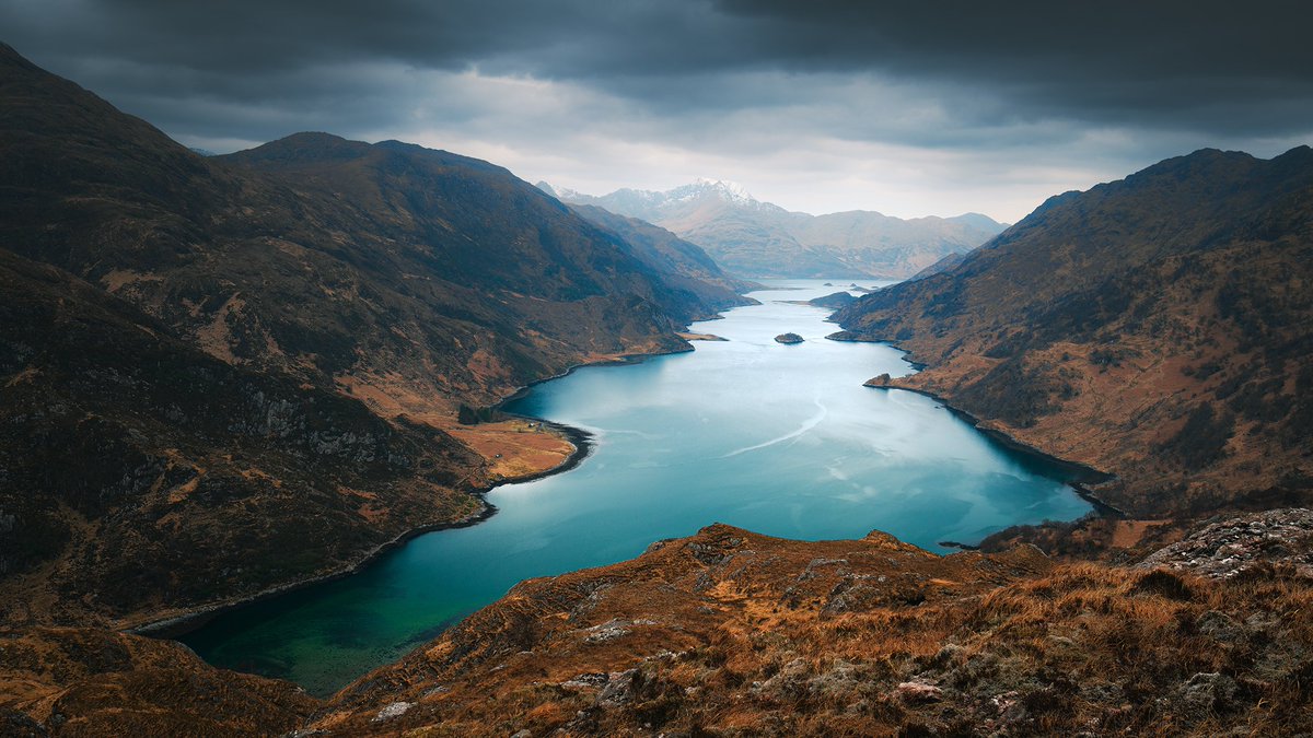 Loch Hourn from Glac nan Sgadan #Knoydart #Scotland #Highlands damianshields.com