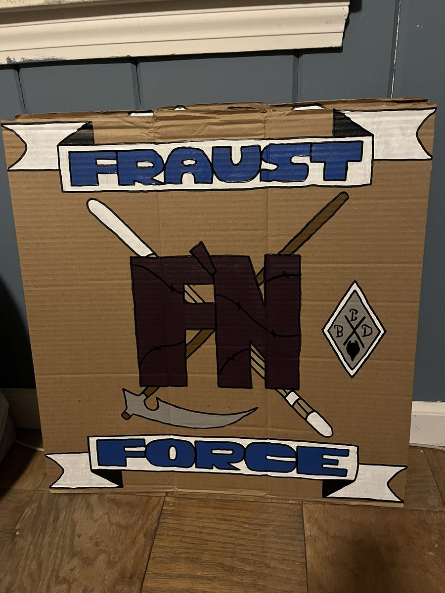 Another sign ready for @toswrestling1 Lone Survivor 5.This one is for the Leader of the Fraust Force @RyanFWrestles who will be the LONE SURVIVOR