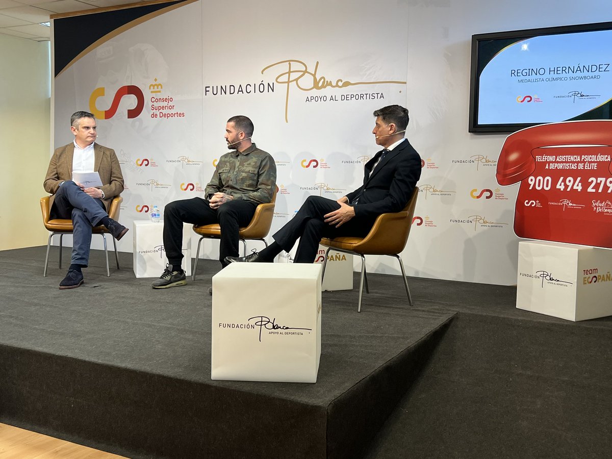 ⚪️ Acuerdo Colaboración #FundaciónBlanca y <a href="/deportegob/">CSD</a> 

🗣️ <a href="/Reginoherma/">Regino Hernandez</a> 

🗯️ “Es necesario que federaciones y estructuras apoyen psicológicamente a nuestros deportistas”