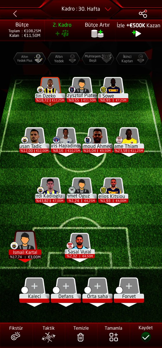 Sosyal Lig’de rüya takımımı kurdum, görmek için hemen tıkla⚽🚀 api.sosyallig.com/r/SL5569564101…