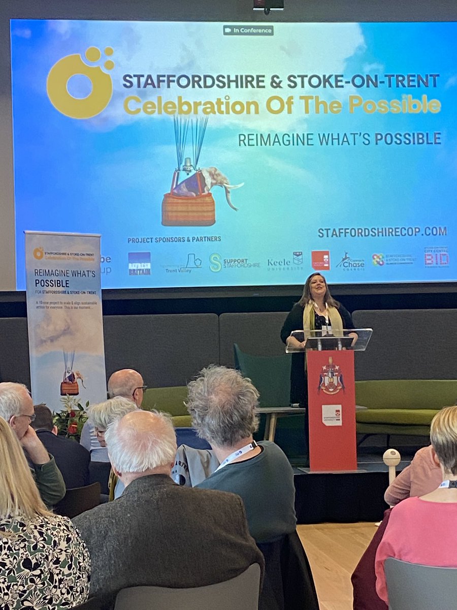 The first ever #stokeontrent &amp; #staffordshire COP - reimagining what’s possible.
<a href="/theglobefdn/">The Globe Foundation</a> <a href="/SEQM/">The Staffordshire Environmental Quality Mark</a> @StaffsUni