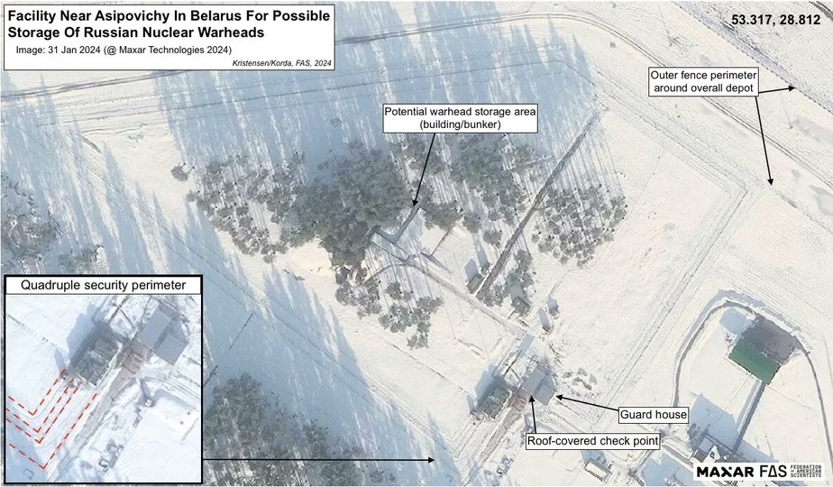 It seems that Russia has already created a base for storing nuclear weapons on the territory of Belarus. We don't know 100% if there are missiles there and what kind, but it is clear that they will use it to put pressure on Ukraine and our democratic allies. @scientistsorg