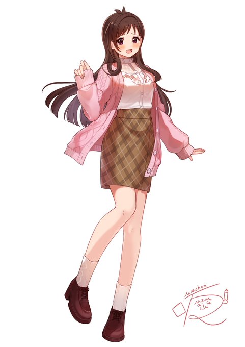 辻野あかり 「」|つきおのイラスト