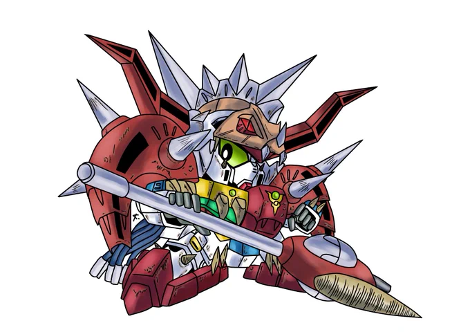 こそこそ隠れてないで出て来たらどうだ!『神竜士フォーミュラルサポート』#ガンドランダー#SDガンダム 