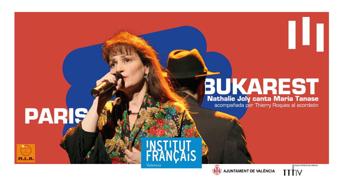 🎶 CONCIERTO | PARIS-BUKAREST – Homenaje a la Edith Piaf rumana ✨ 📅 Viernes 22 de marzo ⏰ 19:00h 📌 Museu de la Història de València - Calle València, 42. Mislata 💶 Entrada libre 📎 Más información en nuestra página web.