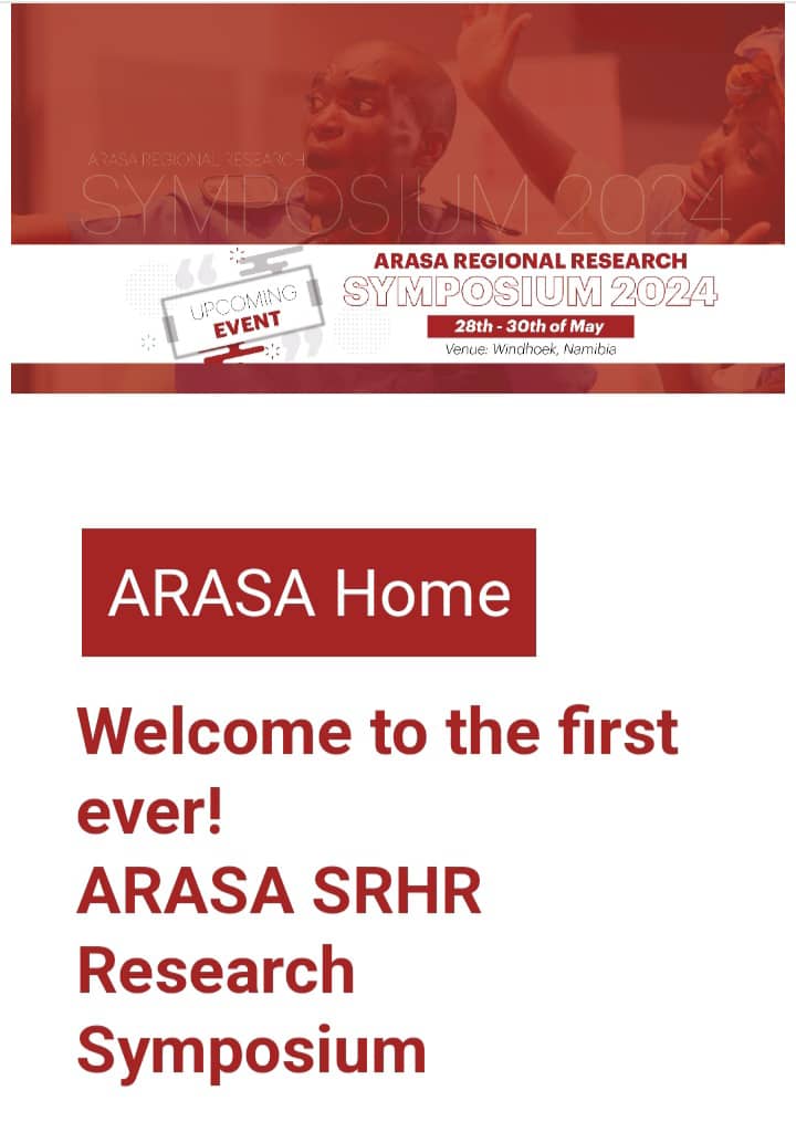 The inaugural SRHR Research Symposium will take place from May 28-30 & the Website Portal is now live. Researchers & Delegates can register, with Researchers also able to submit abstracts through the provided link at symposium.arasa.info