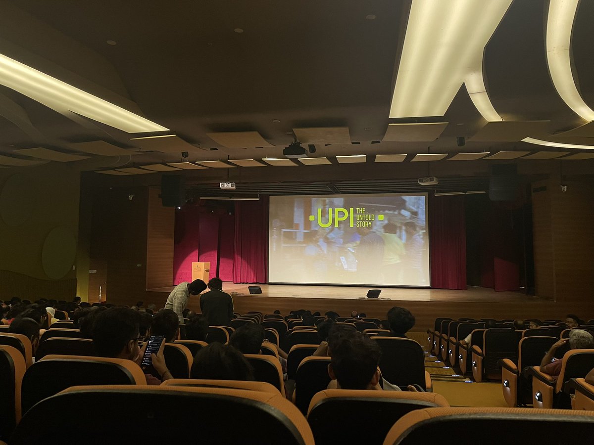 The @iitm_respark community gears up for an exclusive screening of ‘UPI: The Untold Story’! #CodeDikhao #UPIstory #screening #documentary