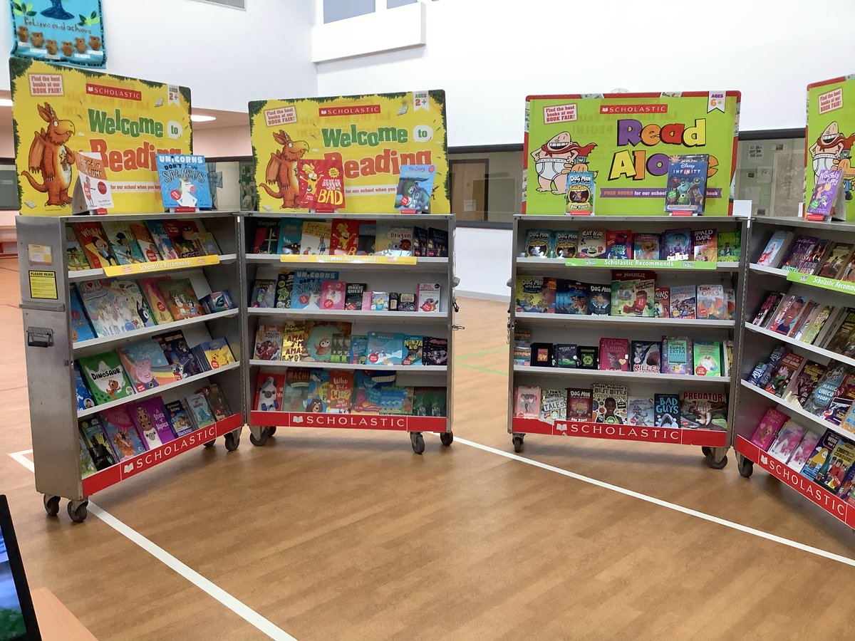 MeridianAngelPS's tweet image. Just a reminder that we have the book fair at school until Thursday! We will also be open during parents evening