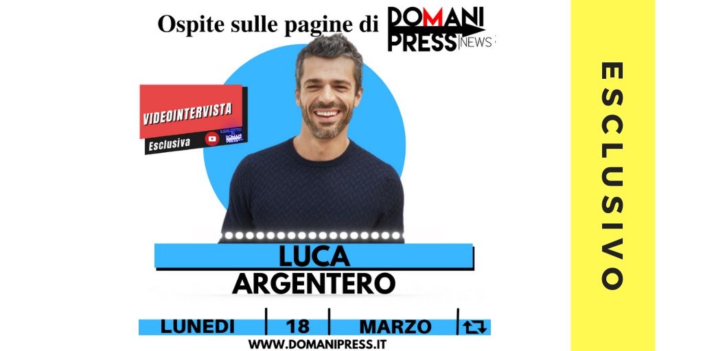 👁️🔝📺 #LucaArgentero sarà il prossimo ospite della nuova stagione del Salotto di #Domanipress in questa Video #IntervistaEsclusiva parleremo del successo della fiction <a href="/RaiUno/">Rai1</a> #DocNelleTueMani3 e del suo ultimo libro <a href="/Mondadori/">Mondadori</a> <a href="/Lucaargentero/">LUCA ARGENTERO</a> ➡️ domanipress.it/sara-lattore-t…