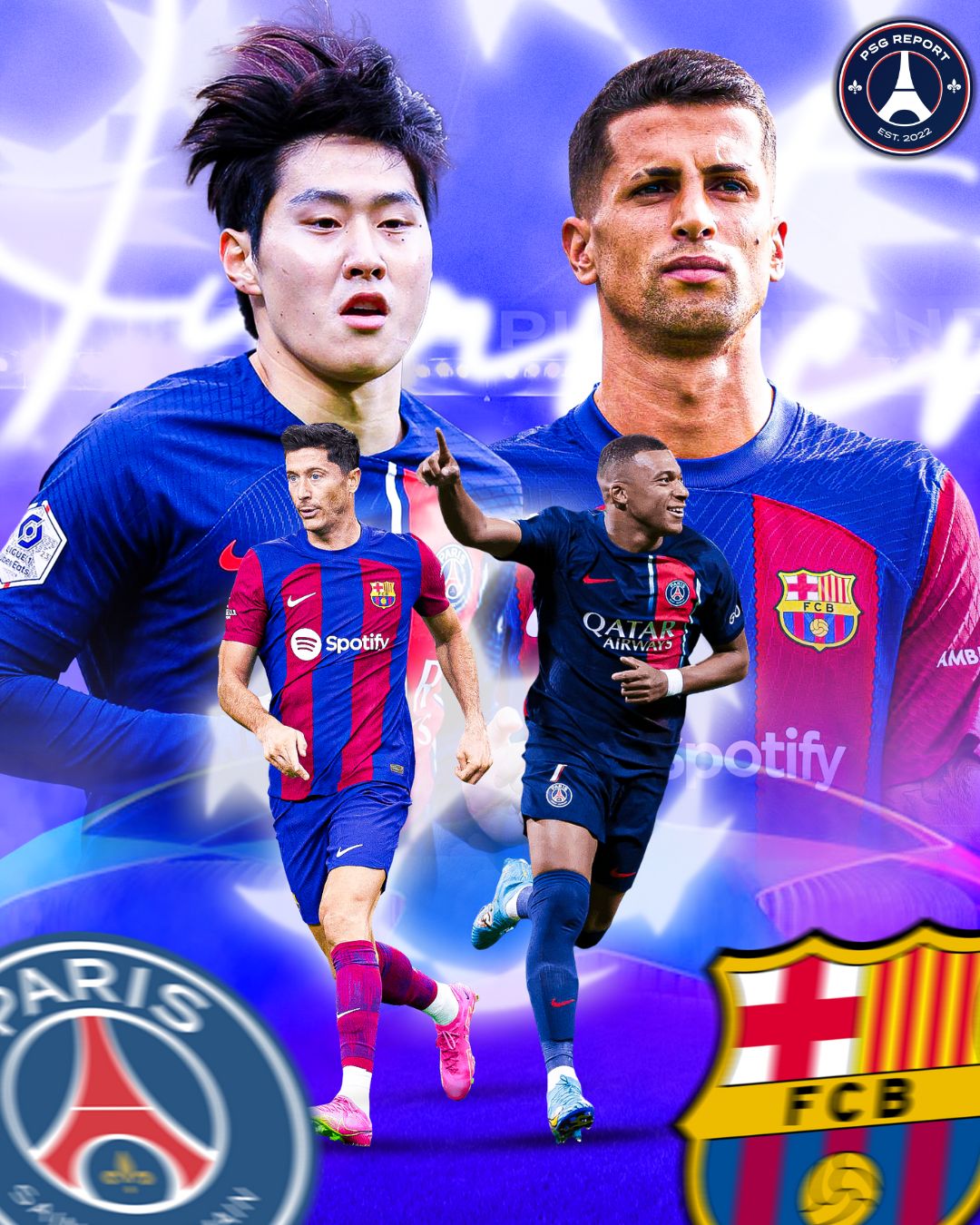 ポスター　バルセロナ　psg PSG Report on X: 