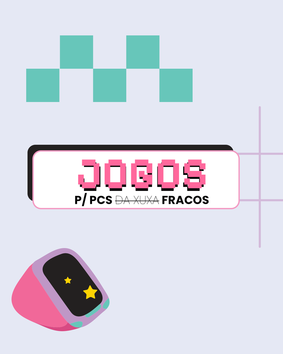 Respira fundo e não taca seu pc (da xuxa) fraco na parede, ele também merece diversão de qualidade. 💻🎮

Role para baixo e descubra alguns jogos leves para garantir entretenimento sem preocupações!