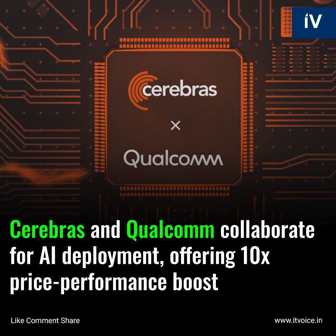 Exciting collaboration between Cerebras Systems and Qualcomm® promises groundbreaking AI deployment with 10x improvement. #AIInnovation #Cerebras #Qualcomm #AIDeployment