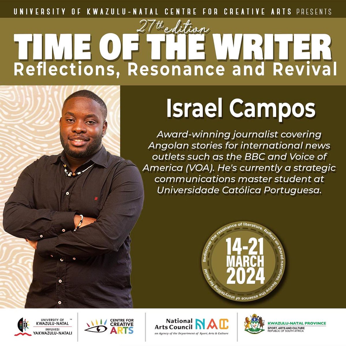 Excited to join 'Times of The Writer' festival at the University of Kwazulu-Natal in Durban! Will discuss my debut book 'And the Sky Changed Color' and connect with fellow writers. Cultural exchange rocks! 📚❤️🇦🇴🇿🇦 #LiteraryFestival #CulturalExchange