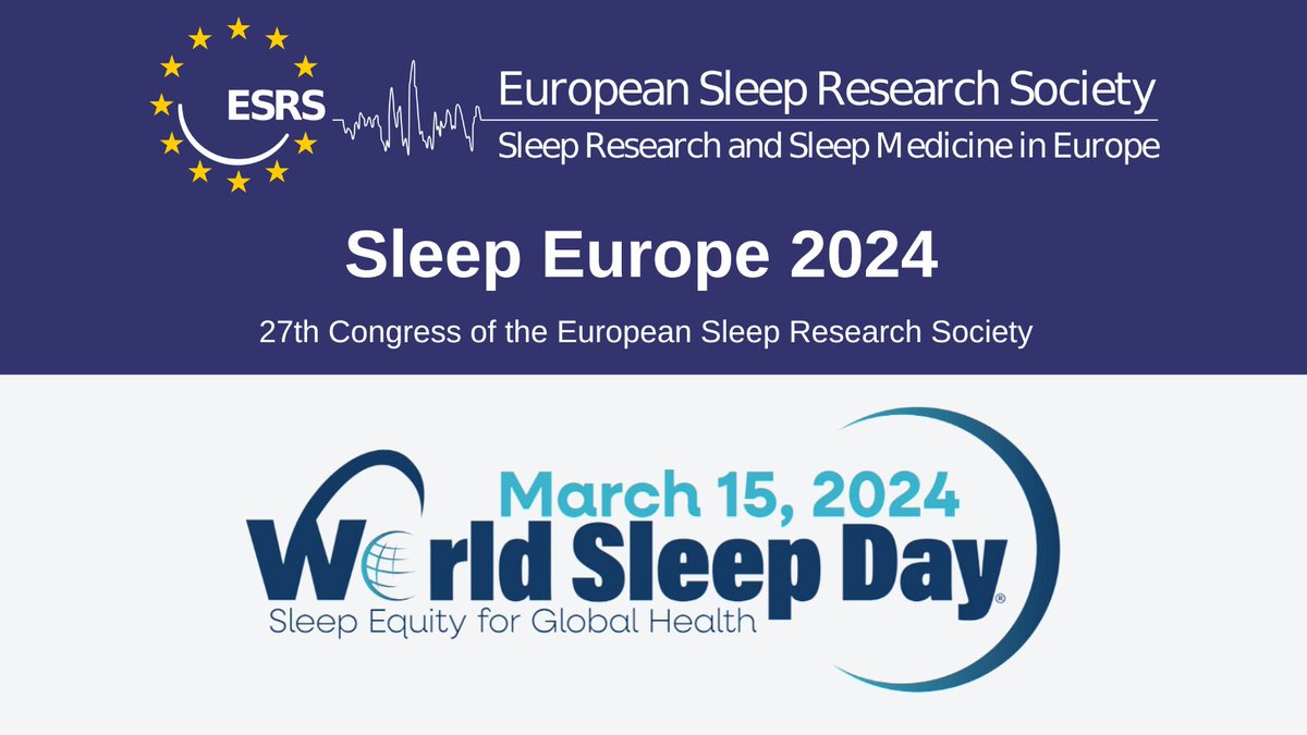 Join us as we celebrate #WorldSleepDay by announcing that we're offering reduced fees for #SleepEurope2024 to low to lower-middle-income countries, supporting our global mission to advance #sleep research and medicine. 🔗ow.ly/xz6q50QU6rU