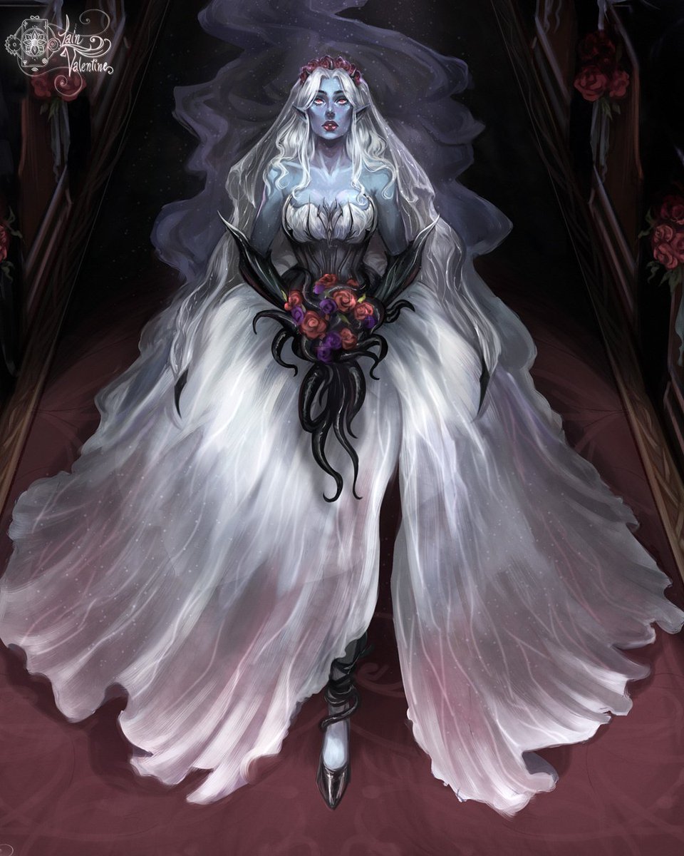 The Wedding 🌹 - Commissioned Art for Skribl through Discord✨

#CommissionedArt #DnDcharacter #Fantasyart