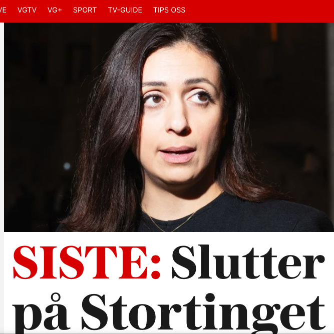 Regjeringen Større tweet media