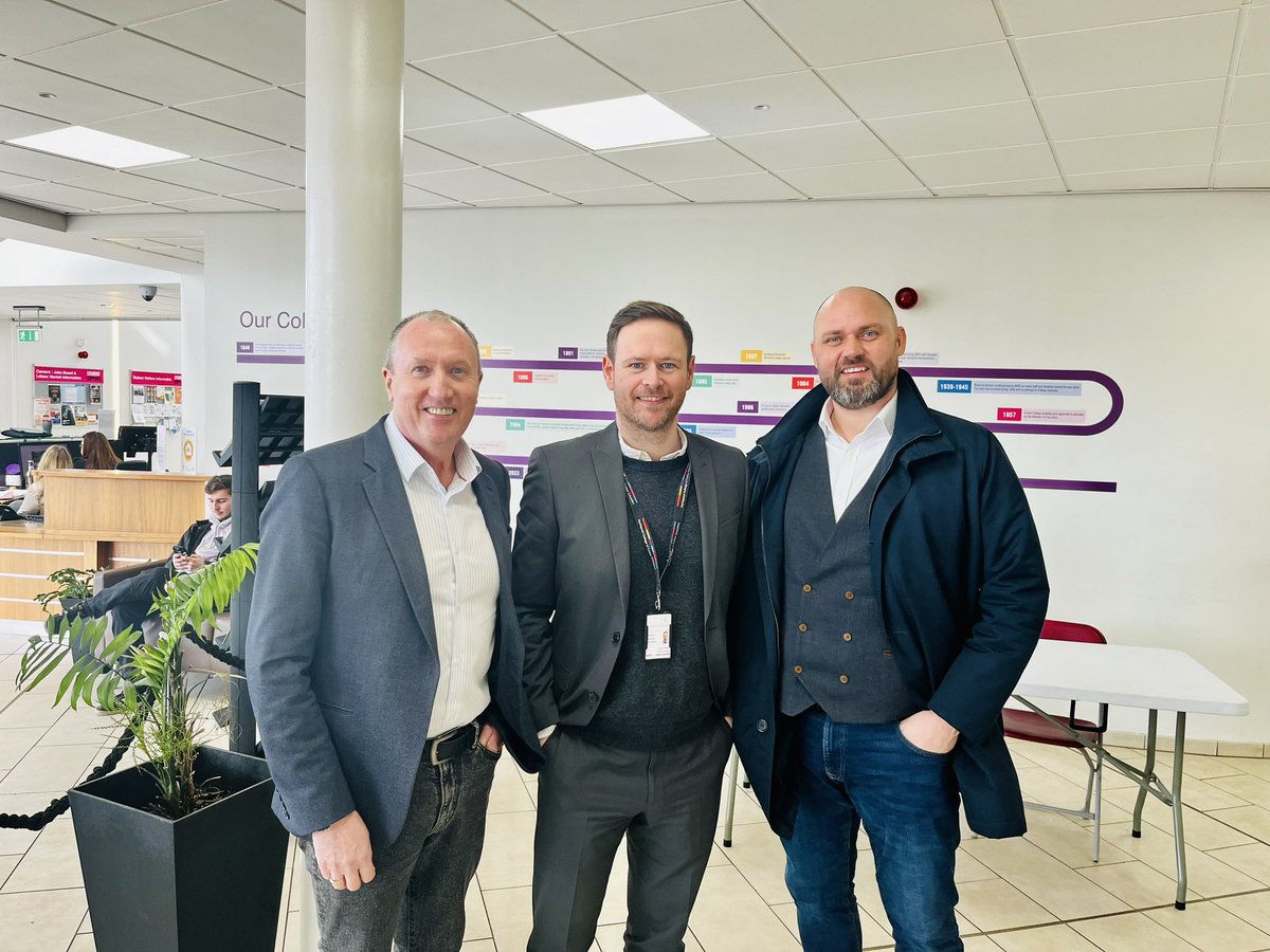 What an end to the week <a href="/hartlepoolfe/">Hartlepool College</a> 
Joining our fortnightly Leaders’ Forum this morning we had <a href="/BillScottWilton/">Bill Scott OBE DL 🇬🇧 🇺🇦</a> &amp; <a href="/MrMatthewOrd/">Matthew Ord</a> providing an insight into their leadership journeys and what the future is looking like for the local area.
Thank you, both we’re incredibly grateful