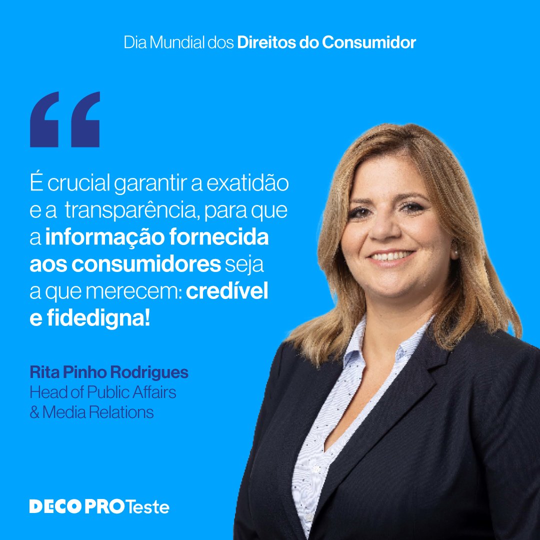 Neste #DiaMundialDosDireitosDoConsumidor, refletimos sobre a importância da informação fidedigna no universo da Inteligência Artificial (IA). A @decoproteste e a @euroconsumers  exigem uma IA justa, transparente e segura, com regras rigorosas.​
shre.ink/8Yn6