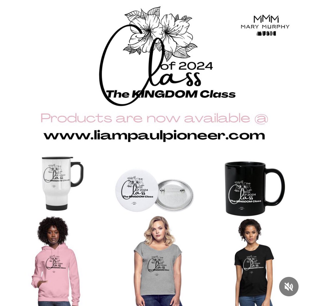 everywheremerch's tweet photo. Ladies, the new Class of 2024 Products by Mary Murphy @marymurphymusic are now available! Order at https://t.co/0Xq2NOpLKj
Link in Bio.
#classy #clothes #liampaulpioneer #faithclothes #christiantshirtcompany #christianfashion #tshirts #hoodies #mugs #bags https://t.co/Mz0Y0GqQYW