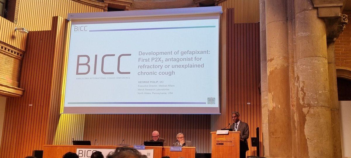 danirossmm's tweet image. Development of Gefapixant, a P2X3 antagonist for refractory or unexplained chronic cough from @Merck #BICC2024