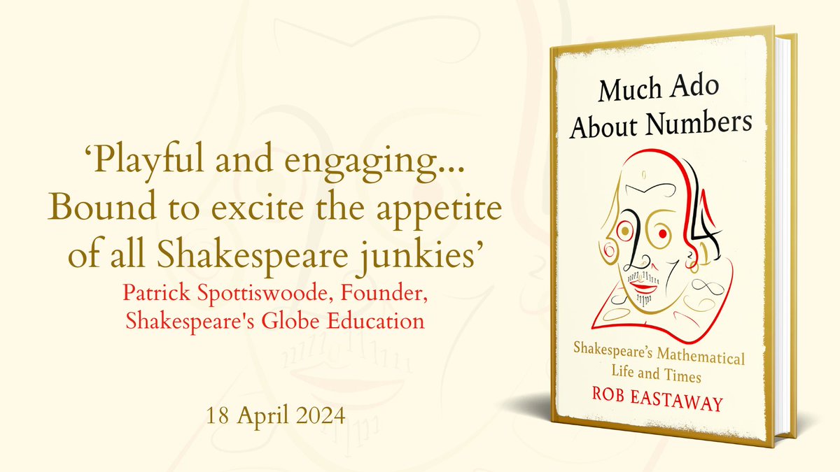 Bard + maths = a fresh, fun and fascinating new take on the world of Shakespeare! With historical asides about games, optics, astronomy, music and magic, you'll never think about maths, history or Shakespeare the same way again. 18 April 2024 tidd.ly/48Xvptw