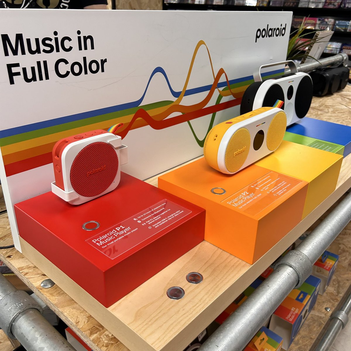 Polaroid speakers deal✨✨

Our polaroid speakers are now half price! Available in a variety of different colours and sizes, they are now £24.99, £59.99 and £79.99 🔥🔥