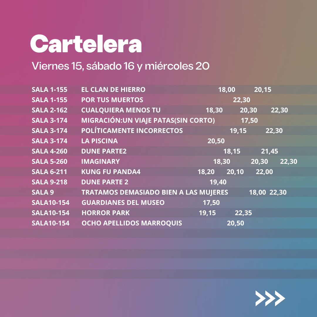 ccociopia's tweet photo. ¡Vaya semana más cinéfila! 🎥😏

#cinesaxion #centrocomercial #centrocomercialociopia #pelideestreno https://t.co/AFWIU4t46A