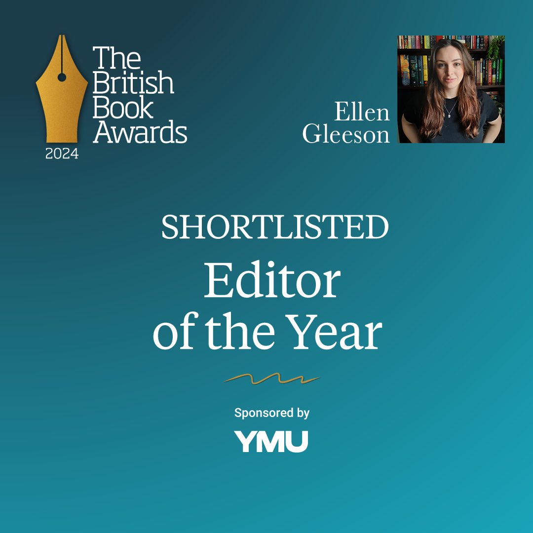 bookouture's tweet photo. And in other amazing news…
The unstoppable @ellengleeson has been shortlisted for Editor of the Year at The British Book Awards! We couldn’t be prouder of our publishing super star! 💫 #Nibbies https://t.co/gqenz7t4i9