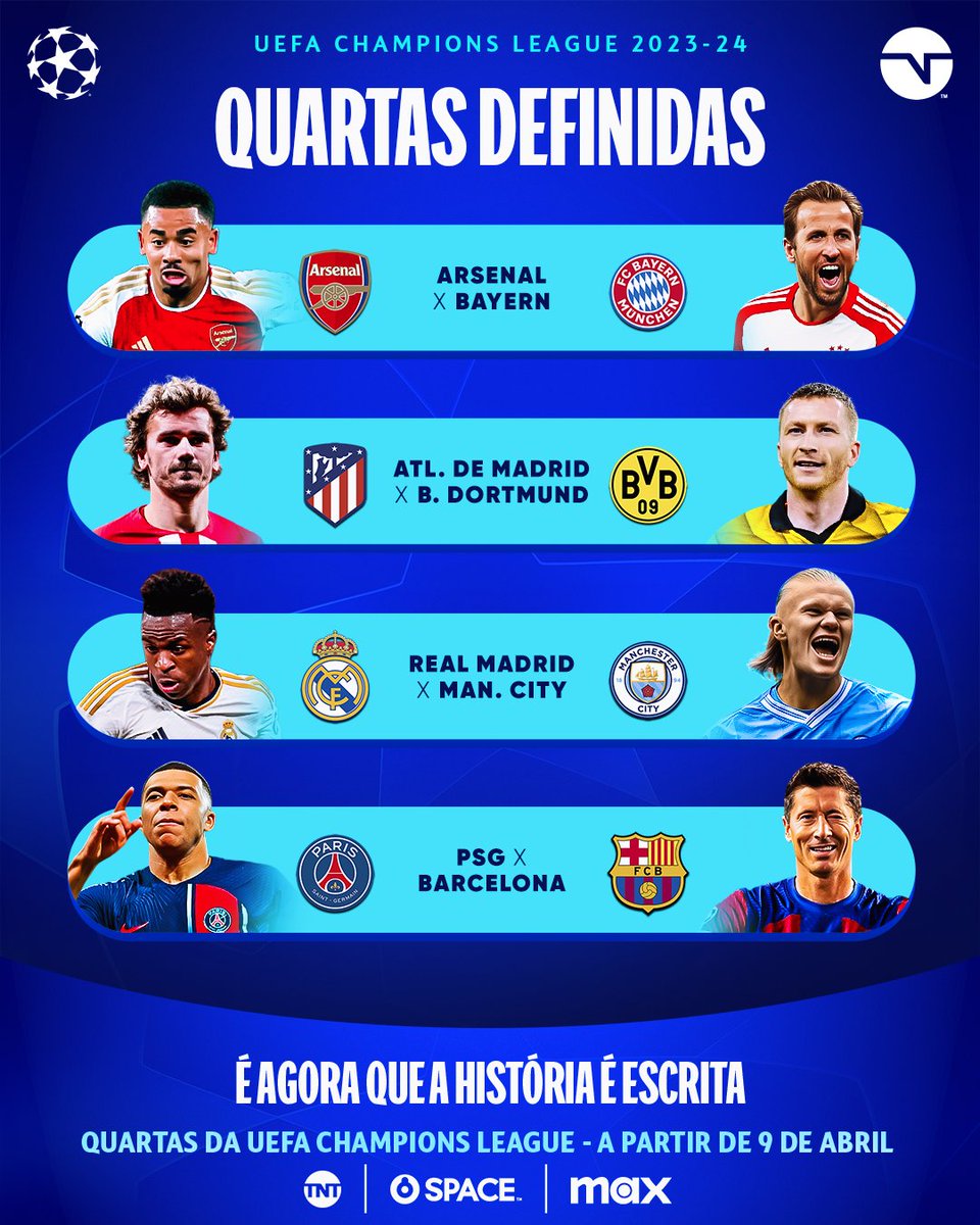 TNTSportsBR's tweet photo. CHEGA LOGO, 9 DE ABRIL! 😍 #CasaDaChampions https://t.co/lqYbR9UHo4
