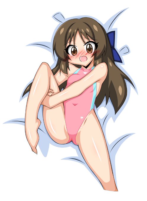 ピンク競泳水着に異様なエロさを感じるの(*'﹃`*)

てことで前回の塗りました～水着はリクを貰ってた競泳水着にしました
というかここからいくつか水着とか下着とか着せてちまちまアップしたいですね!色んな水着で大股開きグラビア撮影されちゃうありすウヘヘ(*'﹃`*)
FANBOXで全裸&エロテキスト! 